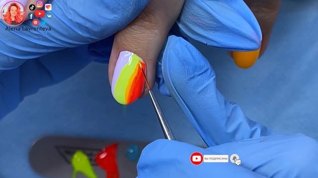Летний маникюр / Рисуем фрукты на ногтях смотреть онлайн