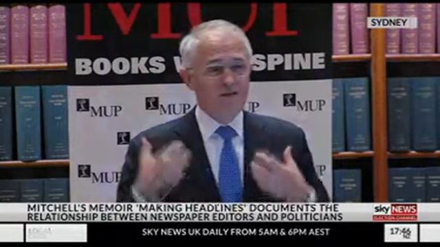 Malcolm Turnbull launches Chris Mitchell's memoir Making Headlines смотреть онлайн