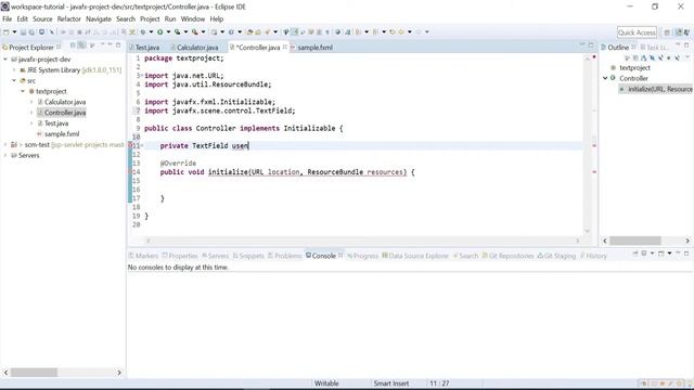 JavaFx Scene Builder Login example смотреть онлайн