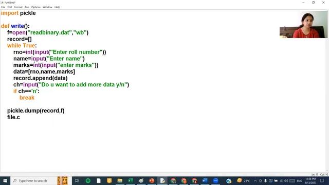 Binary file handling | python binary files | class 12 python file handling| cbse | read & write смотреть онлайн