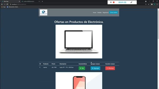 Ecommerce, Rect Hooks, Json-Server, FireBase. смотреть онлайн