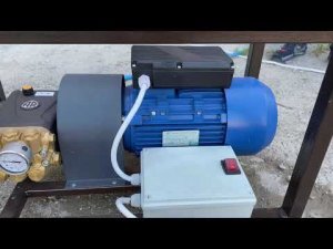 Мойка высокого давления 200 бар + 220В на российском движке (для дома/дачи)