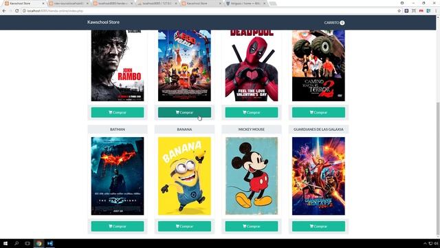 16. Tienda Online con PHP: Eliminar película del carrito смотреть онлайн