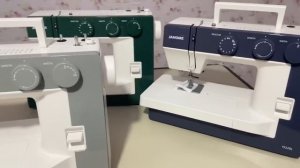 NOVAS MÁQUINAS 1522 DA JANOME : 1522LG, 1522DG, 1522RD, 1522GN, 1522BL e 1522PG ⭐️ UNBOXING