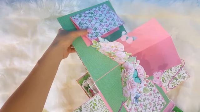 Интерактивный альбом для девочки/interactive pop up album /tutorial смотреть онлайн