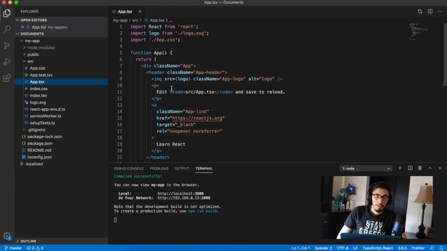 Como crear tu primer proyecto de React usando Typescript смотреть онлайн