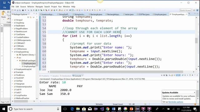 Java Array of Objects, Part 3 смотреть онлайн