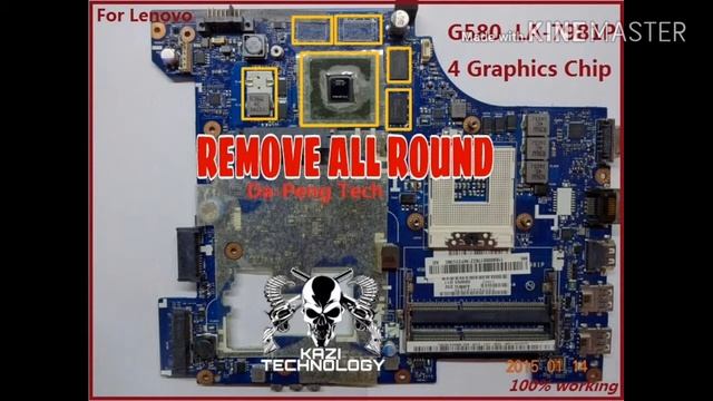 Lenovo G580 LA-7981P Conversion DIS To UMA