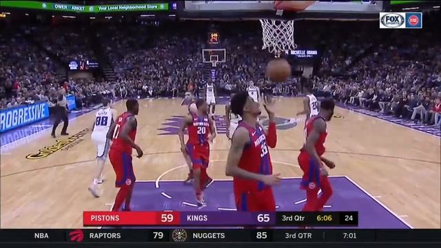 De'Aaron Fox vs DET 23 PTS 7 AST 3.01.20 смотреть онлайн