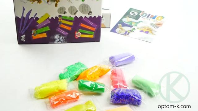 Набор для творчества, в коробке 18,5х18,5х4 см, "Dino Fantasy", Danko Toys смотреть онлайн