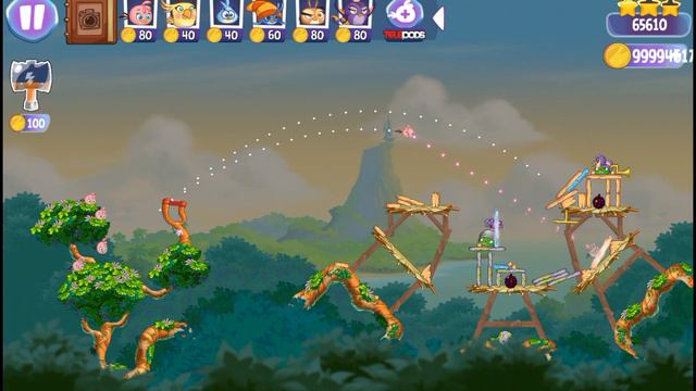 Angry Birds Stella: Chapter 1 (Branch Out) Wall of Pigs 1 смотреть онлайн