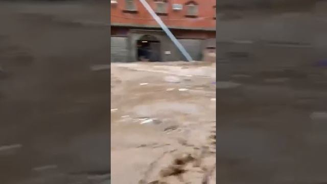 Последствия наводнения в Саудовской Аравии. смотреть онлайн