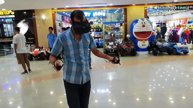 New Dimension Virtual Reality Game at City Center Kathmandu.Amazing Experience of Virtual World. смотреть онлайн