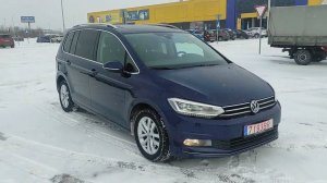 Лучший семейный минивен из Европы Volkswagen Touran в топовой комплектации