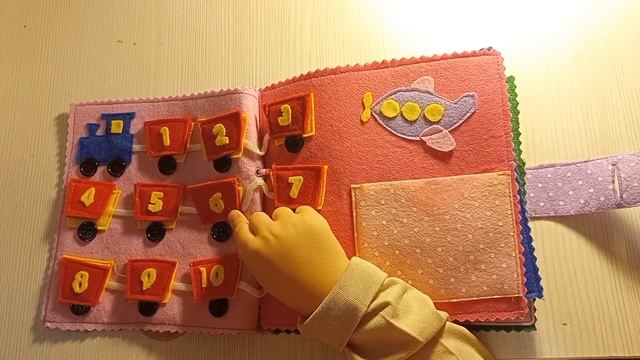 Книга с заданиями по математике "Весёлый счёт" для дошкольников, сделанная своими руками. смотреть онлайн