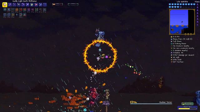 Tier 3 Acid Rain Mage Battle | Calamity Revengeance | Terraria смотреть онлайн