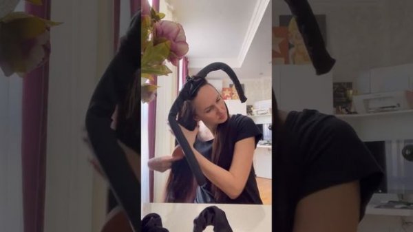 Укладка для длинных волос как с DAYSON на мягкие бигуди