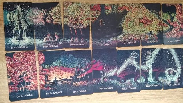 ТАРО Prisma Visions Tarot. ЧАШИ. От Туза до 10. ЗНАЧЕНИЕ. смотреть онлайн