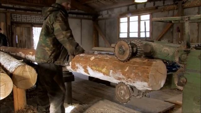 Строительство домов из оцилиндрованного бревна смотреть онлайн