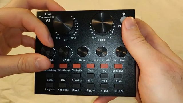 Внешняя звуковая карта V8 для микрофона и стриминга - Распаковка (с алиэкспресс) смотреть онлайн