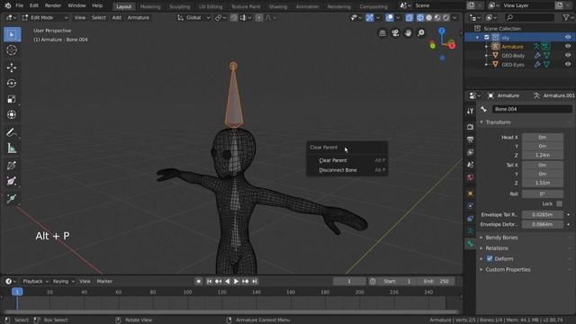 Part 30 - Easiest Blender Lessons ?? - Armatures | Blender 2.80 Fundamentals смотреть онлайн