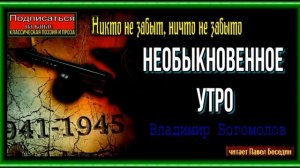 Необыкновенное утро —  Владимир Богомолов  —читает Павел Беседин