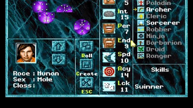 Might and Magic World of Xeen Example Character Creation смотреть онлайн