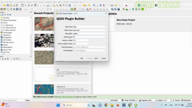 QGIS Tutorial : Create A Qgis Plugin Template In Minutes - No Coding Required! #qgis #plugin смотреть онлайн