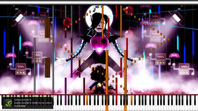 [Black MIDI] Undertale - Death by Glamour 47.000 Notes смотреть онлайн