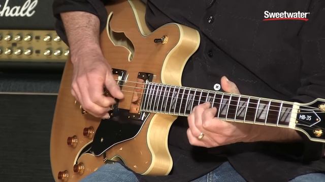 Washburn HB35 Hollowbody Electric Guitar Demo By Sweetwater Sound