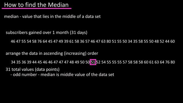 What Is The Median - How To Calculate Find The Median In Math Statistics смотреть онлайн