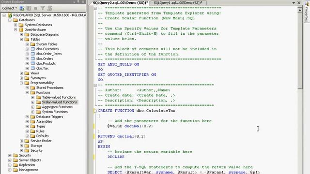 "SQL Fundamentals" 7 of 7 Lesson 6: Scalar & Inline Table Functions by @booleanlogical смотреть онлайн