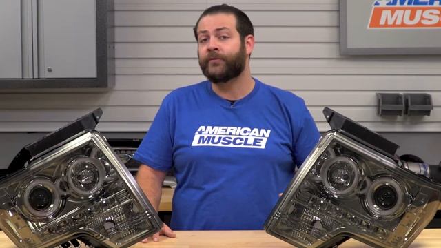 2009-2014 F150 Smoked Projector Headlights w/ LED Halo Review & Install смотреть онлайн
