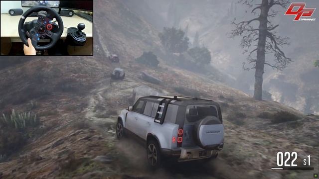 GTA 5 - 2023 Land Rover Defender 110 & Ford Bronco R Prototype | OFFROAD CONVOY смотреть онлайн