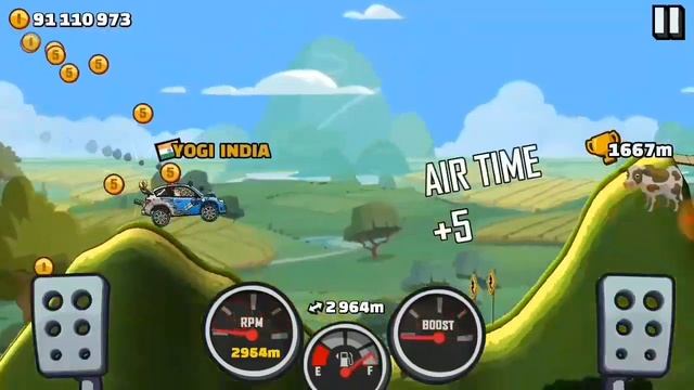 HILL CLIMB RACING || RALLY CAR ON MOUNTAIN || BOOSTERS GamePlay DEATH RACE OUT SIDE OF CITY смотреть онлайн