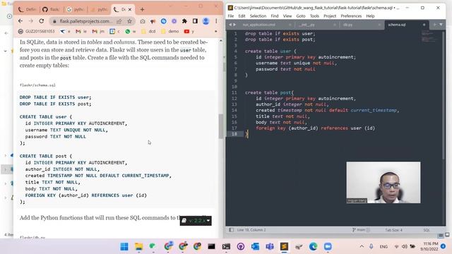 Apache Flask Tutorial - Flaskr Mini Project - Part 2 смотреть онлайн