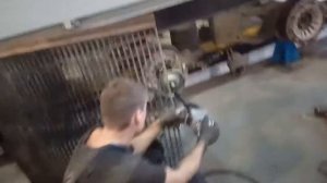 Снятие ступицы с оси SAF