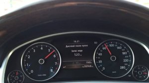 VW Touareg 3.6 V6 acceleration (at Drive) 0-110km   Туарег разгон 0-110