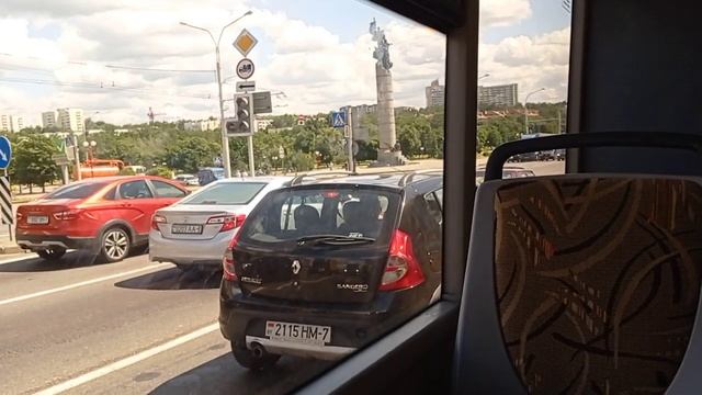 МИНСК! Поездка на автобусе МАЗ-215.069, Г/№ AC 4058-7, маршрут 87с (07.07.2022) смотреть онлайн