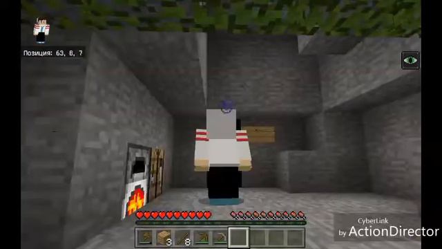 Прохождение карты на джойстике ,,с новым годом" (молчаливое видео) Minecraft PE смотреть онлайн