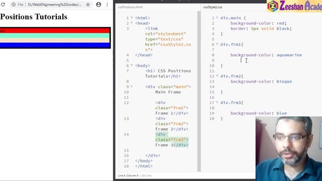 How to use CSS Position Property | CSS position property tutorial | CSS Crash Course 2022 #9 смотреть онлайн