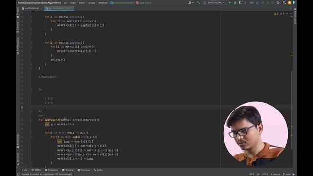 21. Rotate Matrix By 90 | Kotlin | Arrays | Data Structures And Algorithms | Android смотреть онлайн