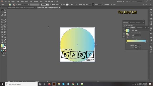Professional Logo Design adobe illustrator cc tutorial 2020*New Tips*(Online baby shop 1st logo) смотреть онлайн
