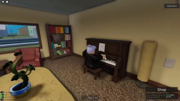 The Ice Wolf Song (GOT COPYRIGHTED XD)(ROBLOX Piano something in destruction Physics)