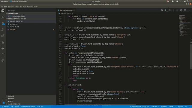 Google capcha v3 bypass using python free of cost смотреть онлайн