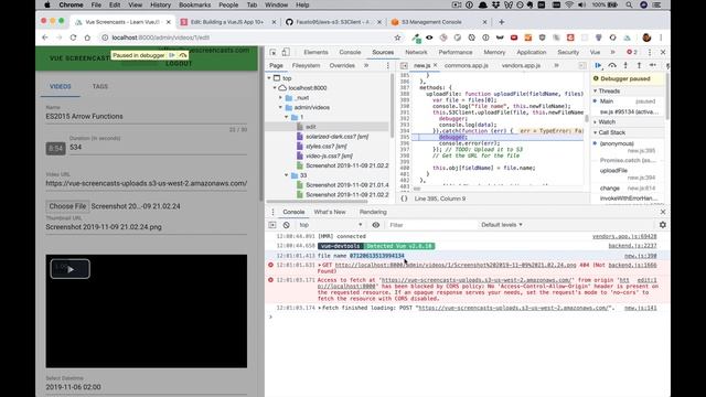 VueJS: Secure File Upload to S3, Directly from the Browser смотреть онлайн