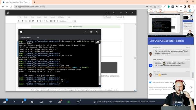 Git Basics for Robotics | ROS2 Developers Open Class #151 смотреть онлайн