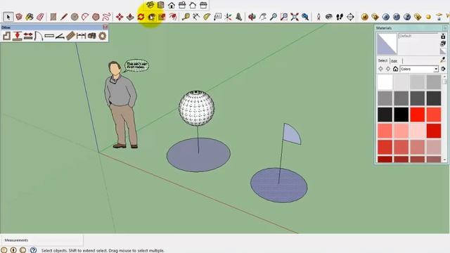 sketch up-draw ball and dome смотреть онлайн