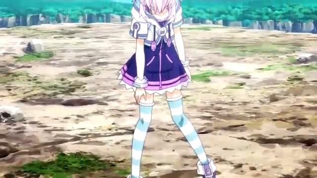 Hyperdimension Neptunia The Animation Iris Heart vs Purple Heart (The Challenge Rebellion of Eden) смотреть онлайн