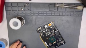 Простой ремонт видеокарты gtx 1050 ti